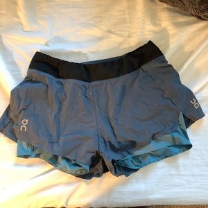 On Cloud running shorts XS